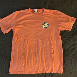 Orange Santa Cruz Graphic T-Shirt